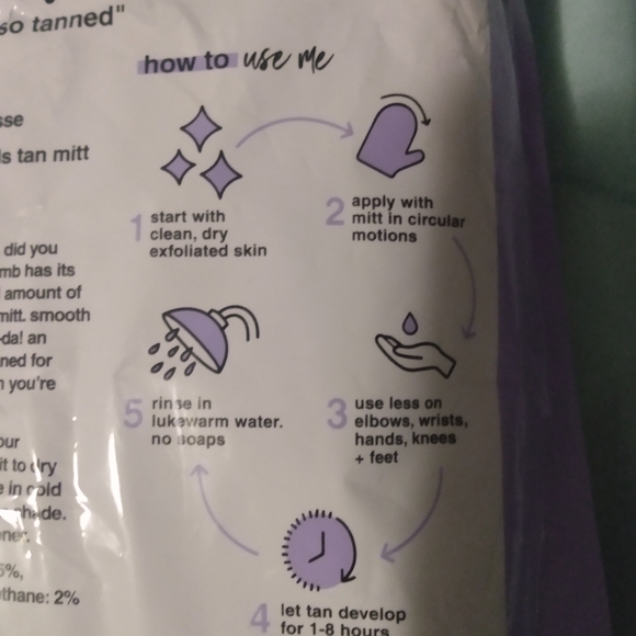 B tan self tan mousse and tan mit - Picture 2 of 3